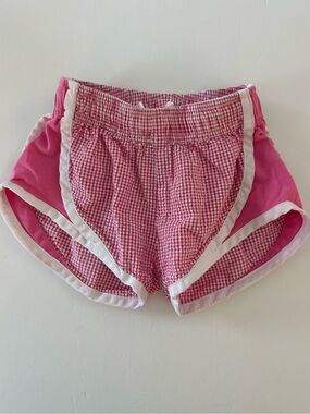 Color Works Girls Pink Seeesucker Athletic Shorts 3T Elastic Waistband Summer